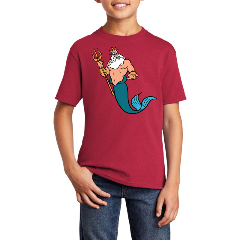 King Triton Basic Youth T-shirt by kisakisa | Artistshot