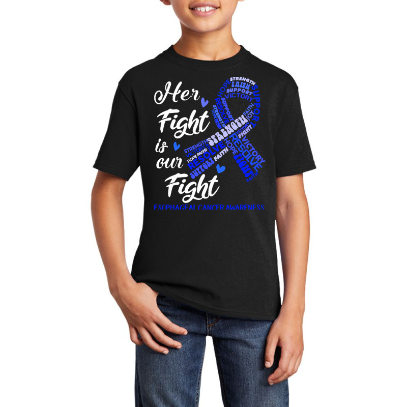 Esophageal Cancer Awareness T  Shirt Esophageal Cancer Awareness Her F Basic Youth T-shirt by marquardtadah763 | Artistshot