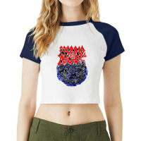 Morbid Angel Special Art Raglan Crop Top | Artistshot