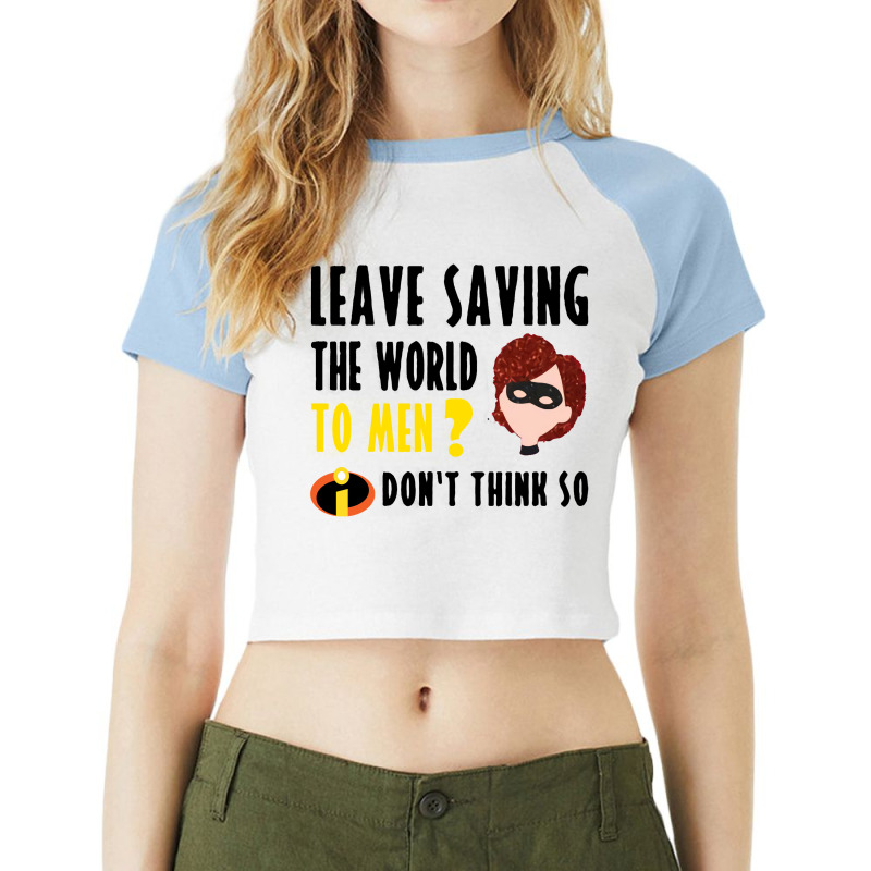 The Incredibles Glitter Raglan Crop Top by lindumawardi | Artistshot