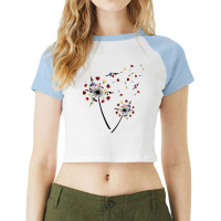 Dandelion Wine Glass Love Wine Drinking Gift Wine Lover T Shirt Raglan Crop Top | Artistshot