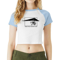 Ultra Light Trike Powered Hangglider Light Aircraft T Shirt Raglan Crop Top | Artistshot