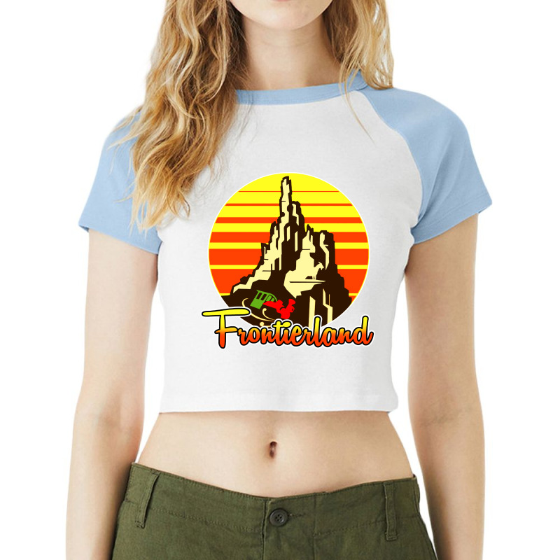 Big Thunder Mountain Railroad Raglan Crop Top by Aleyza Store | Artistshot