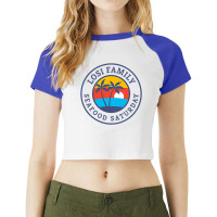 Losi Family Seafood Saturday Raglan Baseball Tee Raglan Crop Top | Artistshot