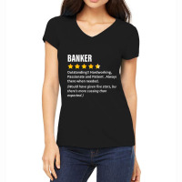 Banker Definition Tee Funny Banker Cool Idea Women's V-neck T-shirt | Artistshot