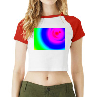 Multicolor Gradient Background For Cover Template, Blurred, Etc Raglan Crop Top | Artistshot