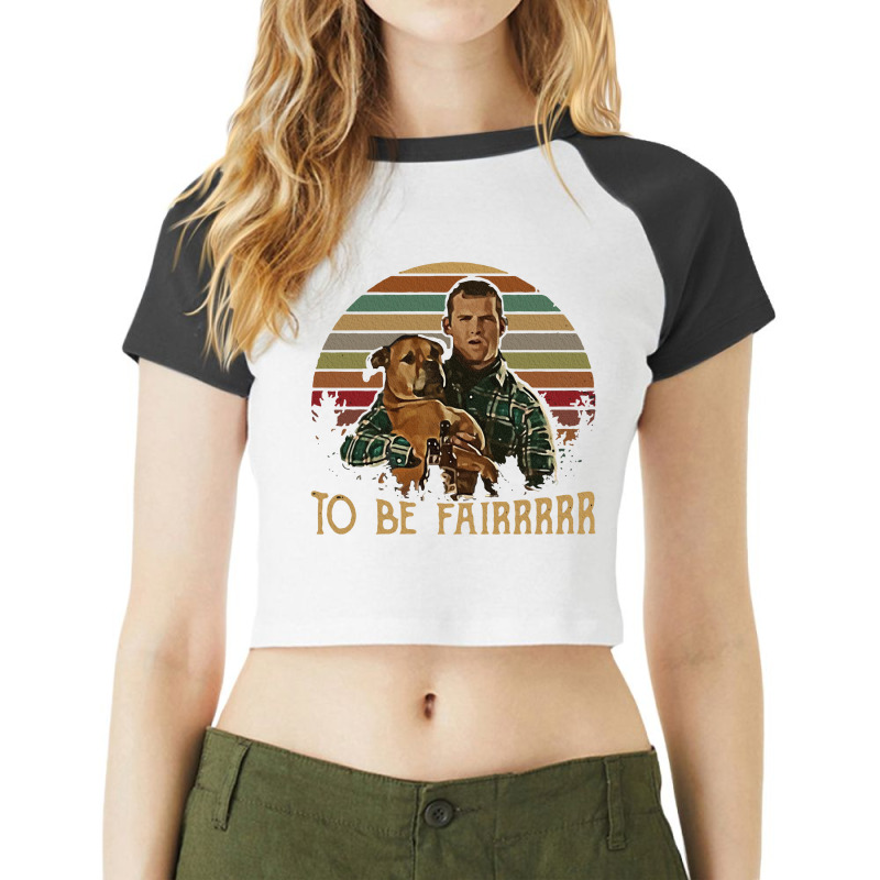 Letterkenny Tribute To Be Fair Ceramic Raglan Crop Top by dekorasiluar | Artistshot