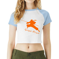 Ginger Ninja Proud Red Head Raglan Crop Top | Artistshot