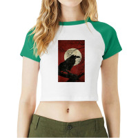 Occult Gothic Dark Satanic Unholy Witchcraft Grunge Emo Goth T Shirt Raglan Crop Top | Artistshot