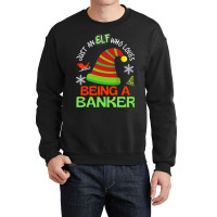 Banker Elf Christmas Party Matching Family Crewneck Sweatshirt | Artistshot