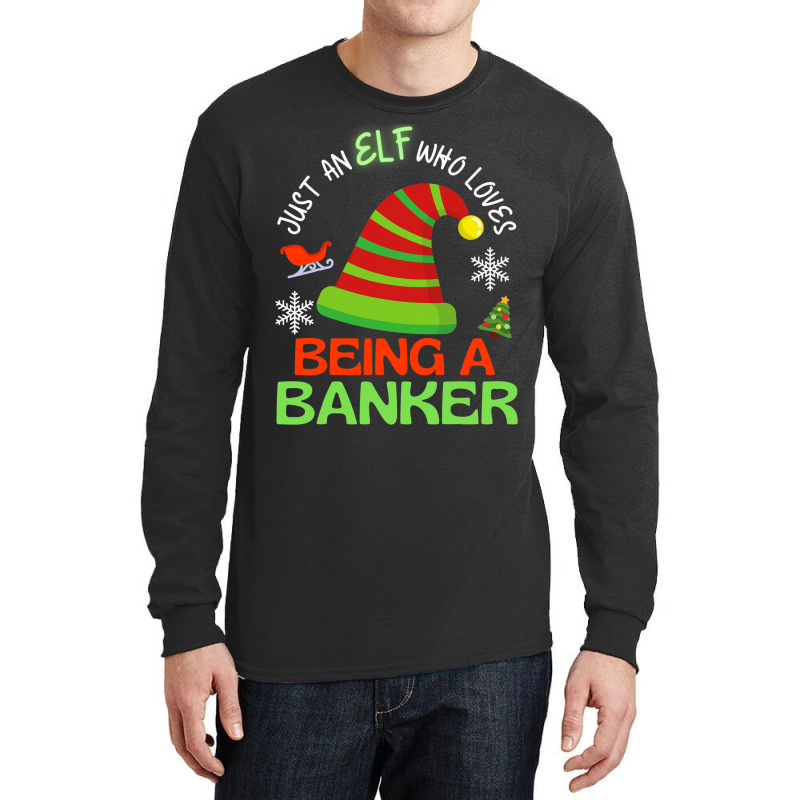 Banker Elf Christmas Party Matching Family Long Sleeve Shirts by ChelsieRountree | Artistshot