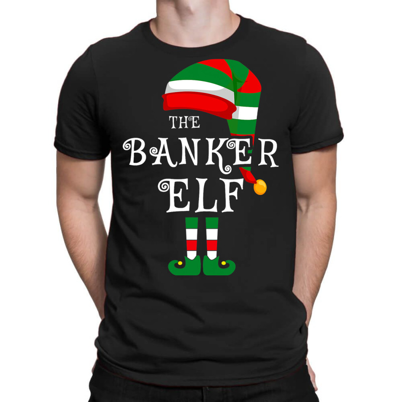 Banker Elf Family Christmas Matching Pajamas Group T-Shirt by MasynPaulin | Artistshot