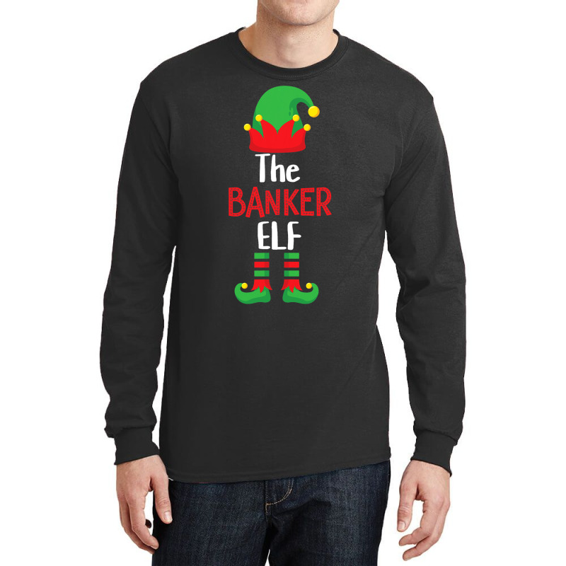 Banker Elf Matching Family Group Christmas Party P Long Sleeve Shirts by AbubakrCantor | Artistshot