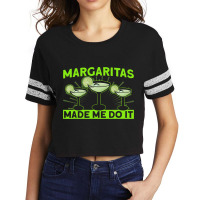 Bartender Margaritas Made Me Do It 1 Scorecard Crop Tee | Artistshot