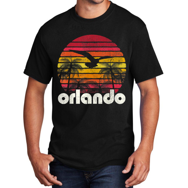 Vintage Retro Orlando Fl Florida 70's 80's Style T Shirt Basic T-shirt | Artistshot