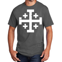 Crusader Cross Of Jerusalem Basic T-shirt | Artistshot