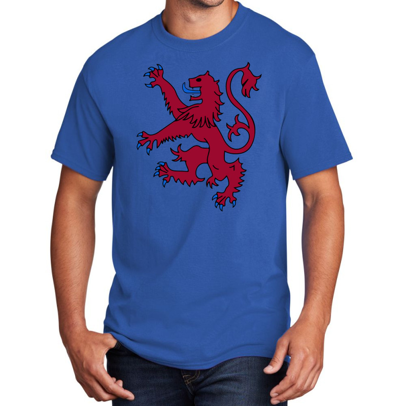 Lion Rampant Of Scotland, Royal Banner, Royal Arms, Scottish Pride Basic T-shirt by yaktubu | Artistshot