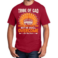 Native American Pride T  Shirt Tribe Of Gad A Troop Shall Destroy H Im Basic T-shirt | Artistshot