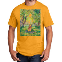 Corgi T  Shirt Corgi   Sun Catcher With Heart Shaped Tail T  Shirt Basic T-shirt | Artistshot