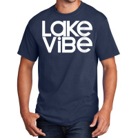 Womens Lake Vibe Life Wakeboard Ski Boat Bum Houseboat Tent Camping V Basic T-shirt | Artistshot