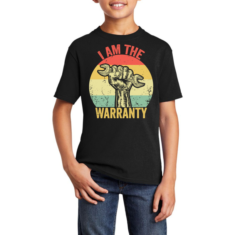 I Am The Warranty Broken Diesel Truck Mechanic Fix Myself Pullover Hoo Basic Youth T-shirt by kadejahdomenick | Artistshot