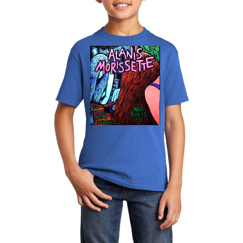 Alanis Morissette Tour Dates 2022 Waldjinah Basic Youth T-shirt by alexanderchloe | Artistshot