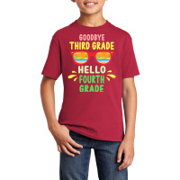 Goodbye Third Grade Hello Fourth Grade T  Shirt Goodbye Third Grade He Basic Youth T-shirt | Artistshot