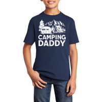 Mens Camping Daddy Funny Outdoors Mountain Camping Father's Day T Shir Basic Youth T-shirt | Artistshot