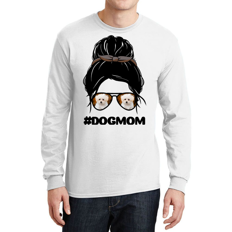 Maltese Dog Mom A Cute Dogs For Mothers Long Sleeve Shirts | Artistshot