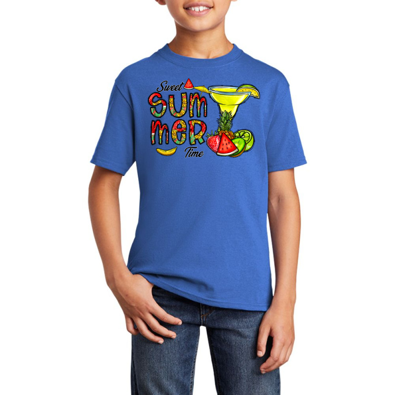 Sweet Summer Time Basic Youth T-shirt by CowhideDigitalArt | Artistshot