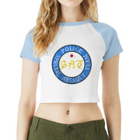 Police Japanese Special Police Assault Sat Tokyo Swat Raglan Crop Top | Artistshot