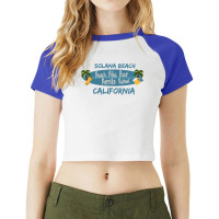 Solana Beach Hoodie San Diego California Men Women Surf Raglan Crop Top | Artistshot