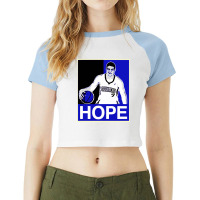 Jimmer Fredette Sacramento Basketball Hope Raglan Crop Top | Artistshot