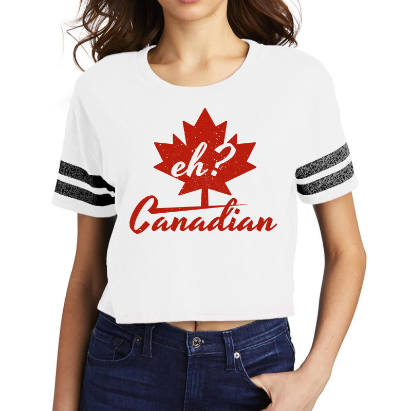 Eh? Canadian Scorecard Crop Tee by mouze_art | Artistshot