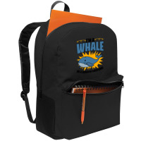 Im A Whale In A Human Costume Sea Life Marine Biol Backpack | Artistshot