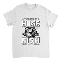 Huge Fish - Angler Line Classic T-shirt | Artistshot