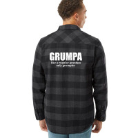 Grumpa Like A Regular Grandpa Only Grumpier D Flannel Shirt | Artistshot