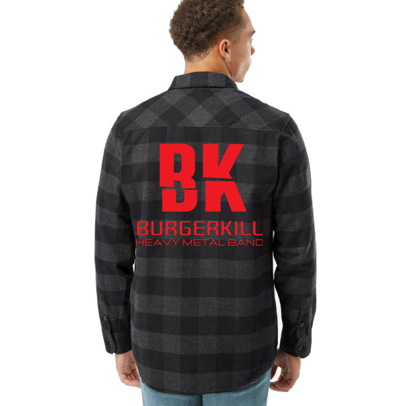 Bk Burgerkill Flannel Shirt by music_online | Artistshot