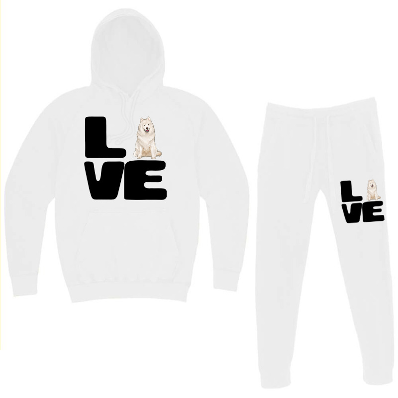 Love My Samoyed Dog Lover Gift Hoodie & Jogger Set | Artistshot