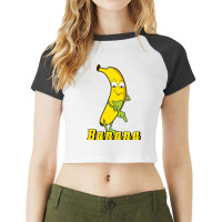 Banana 7 Raglan Crop Top | Artistshot