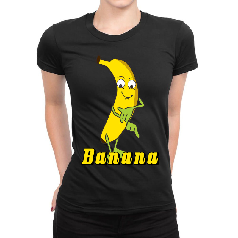 Banana 7 Ladies Fitted T-Shirt by pottshazel34 | Artistshot