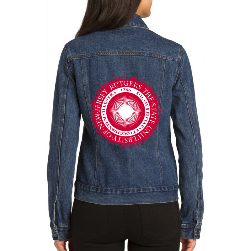 Rutgers University Ladies Denim Jacket by priokhard | Artistshot