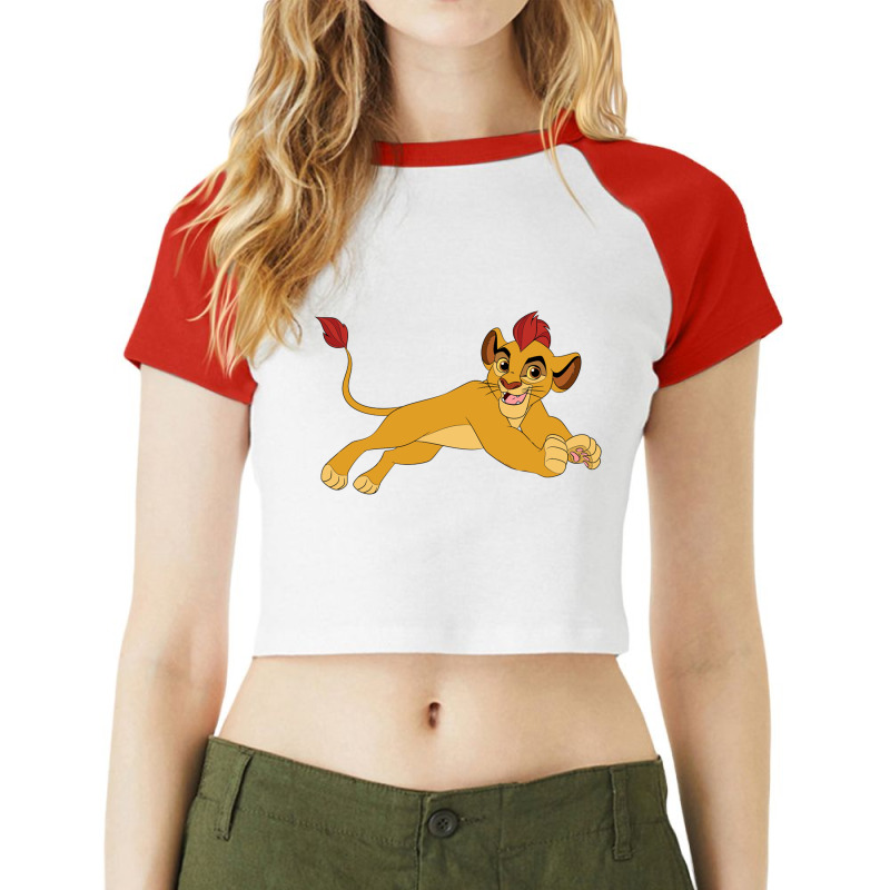 Lion King Raglan Crop Top by nanadesi | Artistshot