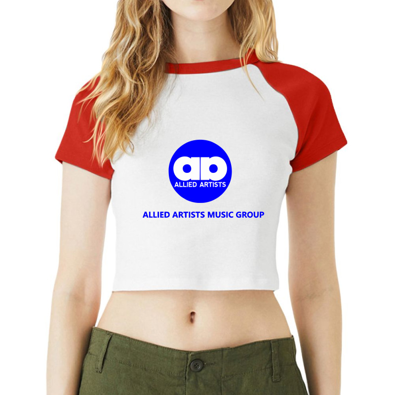 Allied Artists Raglan Crop Top by fikestine | Artistshot