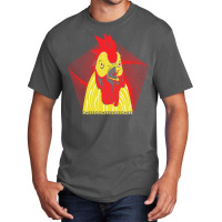 Chicken T  Shirt Screaming Rooster T  Shirt (3) Basic T-shirt | Artistshot