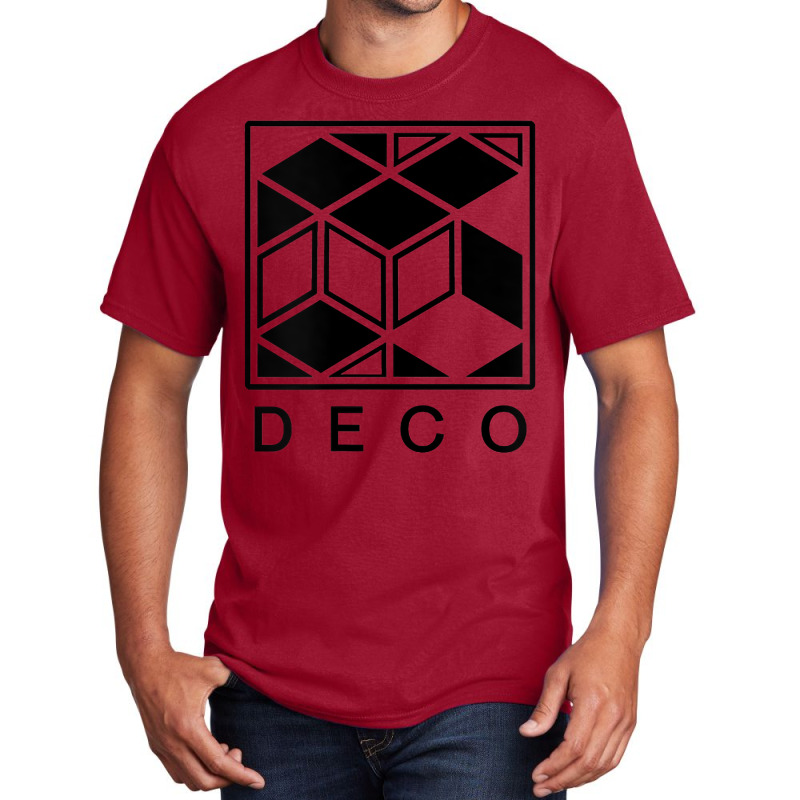 Art Deco Style Design. Minimal Cubic Pattern T Shirt Basic T-shirt by KretschmerBridge | Artistshot