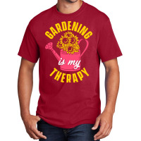 Gardener T  Shirt Gardening Therapy Watering Can Garden Gardener Flowe Basic T-shirt | Artistshot