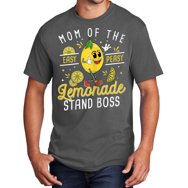 Womens Mom Of The Lemonade Stand Boss Funny Lemon Sell Lemonade T Shir Basic T-shirt by JahmayaWhittle | Artistshot