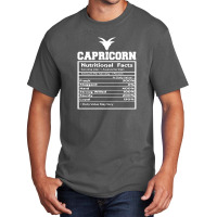 Capricorn Nutrition Facts Basic T-shirt | Artistshot