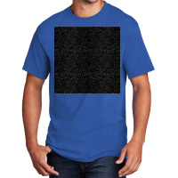 Black Granite Texture Background Illustration Basic T-shirt | Artistshot